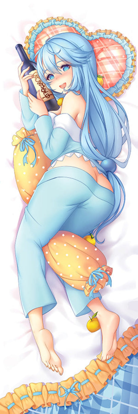 Aqua KonoSuba 18+ 090104B1B2-Dakimakura Anime Body Pillow Case-Dakiheaven.com