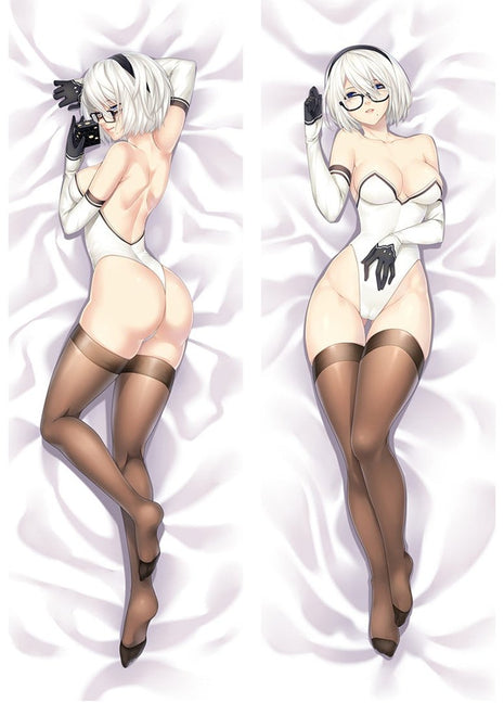 2B NieR Automata 17022-1 version 1-Dakimakura Anime Body Pillow Case-Dakiheaven.com