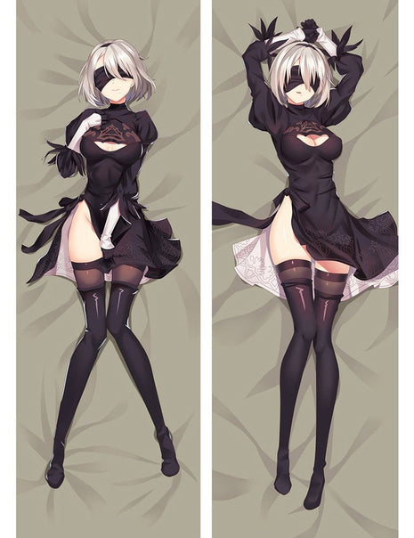 2B NieR Automata 73067-Dakimakura Anime Body Pillow Case-Dakiheaven.com