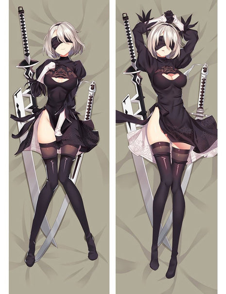 2B NieR Automata 73068-Dakimakura Anime Body Pillow Case-Dakiheaven.com