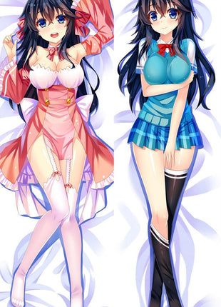 Ako Tamaki And you thought there is never a girl online Dakimakura Anime Body Pillow Case 65017 Female School uniform