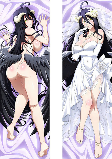 Albedo Overlord 221265-Dakimakura Anime Body Pillow Case-Dakiheaven.com