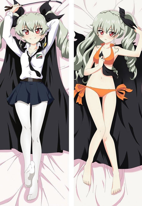 Anchovy Girls und Panzer 712110-Dakimakura Anime Body Pillow Case-Dakiheaven.com