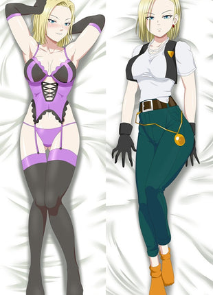 Android 18 Dragon Ball Z 65074-Dakimakura Anime Body Pillow Case-Dakiheaven.com