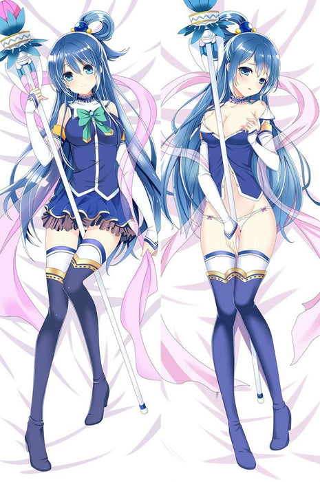 Aqua KonoSuba 66036-Dakimakura Anime Body Pillow Case-Dakiheaven.com