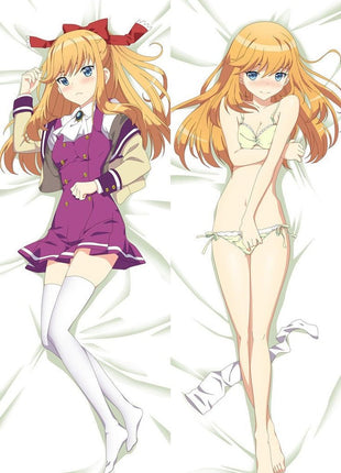 Arisu Kamiigusa Anime Gatari Dakimakura Anime Body Pillow Case 81010 Female School uniform