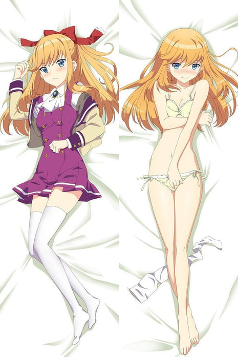 Arisu Kamiigusa Anime Gatari Dakimakura Anime Body Pillow Case 81010 Female School uniform