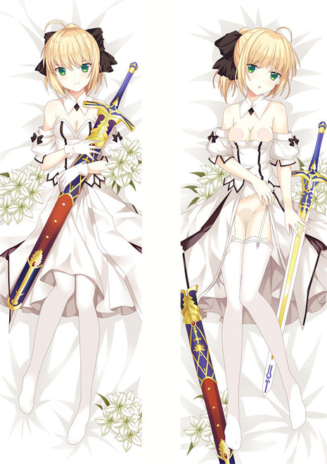 Artoria Pendragon Lily Fate Grand Order 18+ 23862-Dakimakura Anime Body Pillow Case-Dakiheaven.com