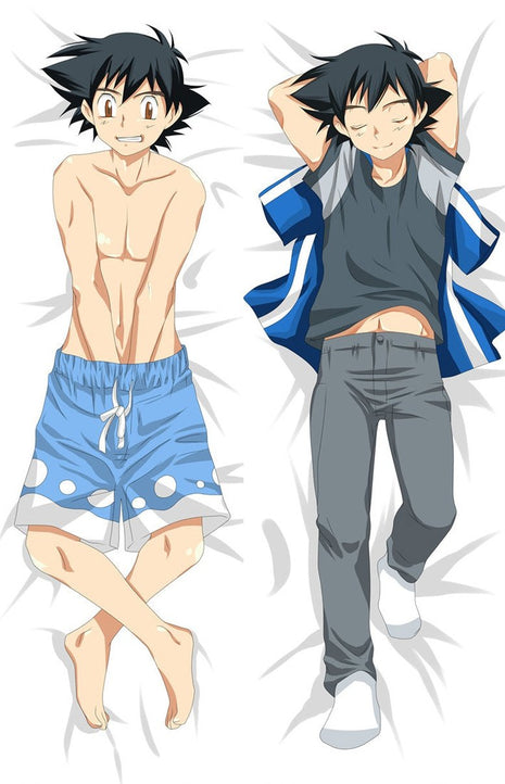 Ash Ketchum Pokemon 68024-Dakimakura Anime Body Pillow Case-Dakiheaven.com