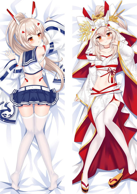 Ayanami Azur Lane Dakimakura Anime Body Pillow Case 97009 Female School uniform Kimono