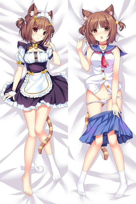 Azuki Nekopara 81028-Dakimakura Anime Body Pillow Case-Dakiheaven.com