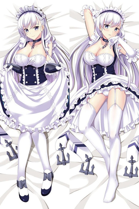 Belfast Azur Lane Dakimakura Anime Body Pillow Case 18071-1 Female Maid