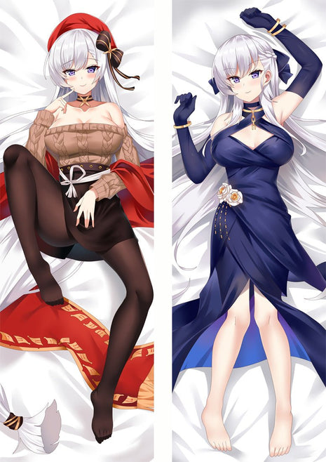 Belfast Azur Lane Dakimakura Anime Body Pillow Case 20213 Female Chained