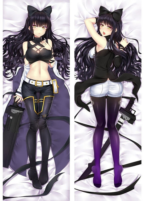 Blake Belladonna RWBY Dakimakura Anime Body Pillow Case 17047-1 Female Animal ears Sword