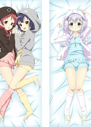 Chino Kafuu Is the Order a Rabbit 22227-Dakimakura Anime Body Pillow Case-Dakiheaven.com