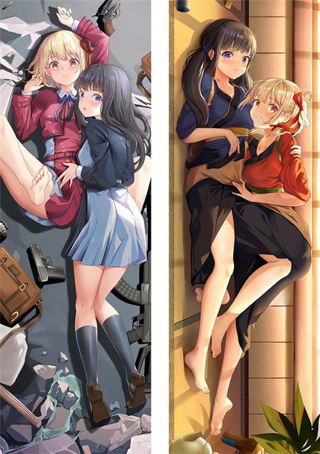 Chisato & Takina Lycoris Recoil 221001-Dakimakura Anime Body Pillow Case-Dakiheaven.com