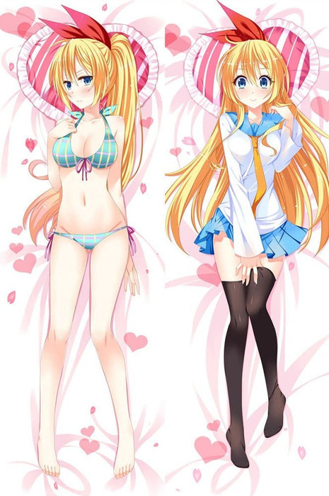 Chitoge Kirisaki Nisekoi False Love 77121-Dakimakura Anime Body Pillow Case-Dakiheaven.com