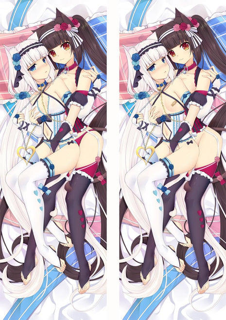 Chocola & Vanilla Nekopara 20001-3-Dakimakura Anime Body Pillow Case-Dakiheaven.com