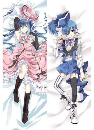 Ciel Phantomhive Black Butler Dakimakura Anime Body Pillow Case 11042 Female Crossdressing
