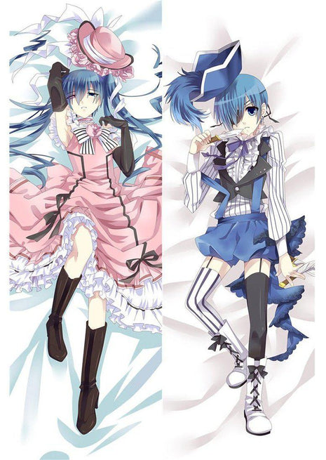 Ciel Phantomhive Black Butler Dakimakura Anime Body Pillow Case 11042 Female Crossdressing