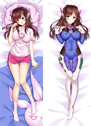 D Va Overwatch 21933-Dakimakura Anime Body Pillow Case-Dakiheaven.com