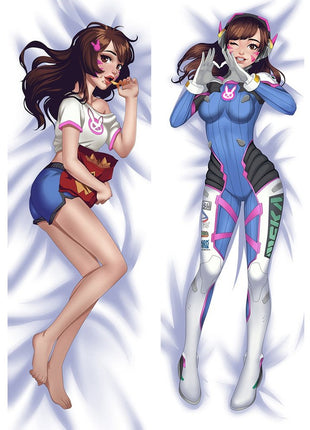 D Va Overwatch 610021-Dakimakura Anime Body Pillow Case-Dakiheaven.com