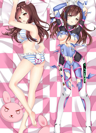 D Va Overwatch 68025-Dakimakura Anime Body Pillow Case-Dakiheaven.com