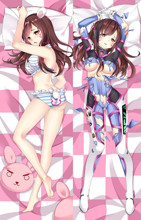 D Va Overwatch 68025-Dakimakura Anime Body Pillow Case-Dakiheaven.com