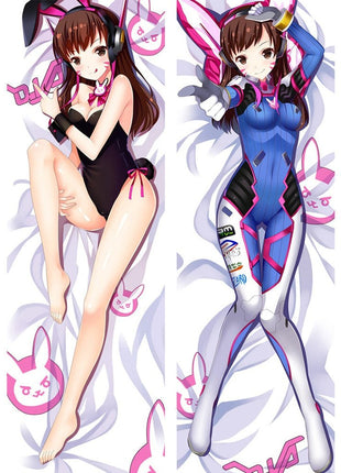 D Va Overwatch 69011-Dakimakura Anime Body Pillow Case-Dakiheaven.com