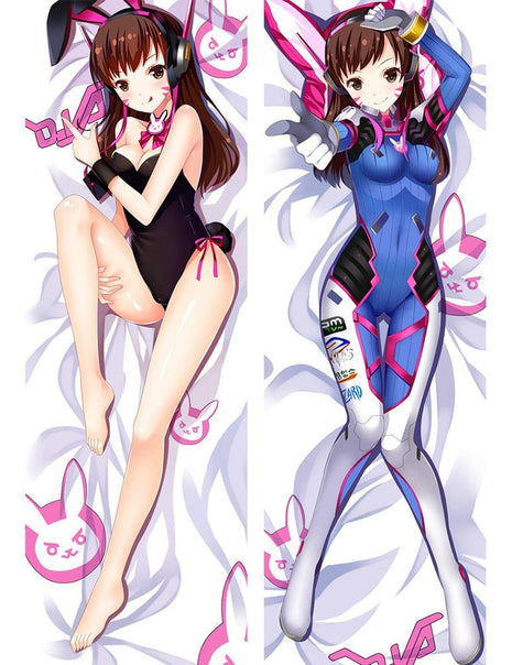 D Va Overwatch 69011-Dakimakura Anime Body Pillow Case-Dakiheaven.com