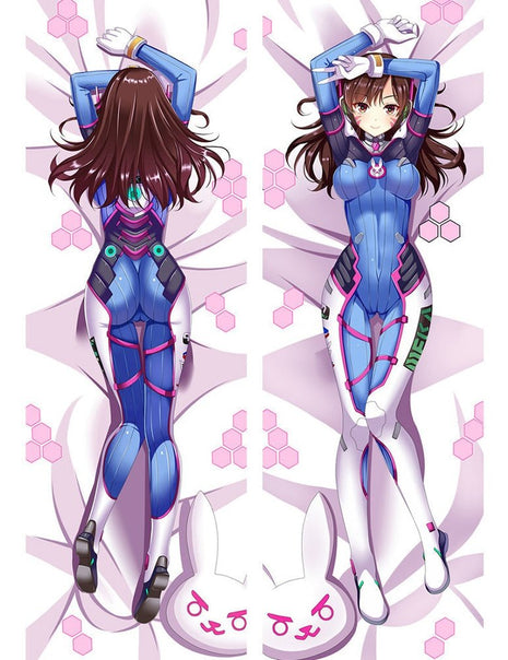 D Va Overwatch 69078-Dakimakura Anime Body Pillow Case-Dakiheaven.com