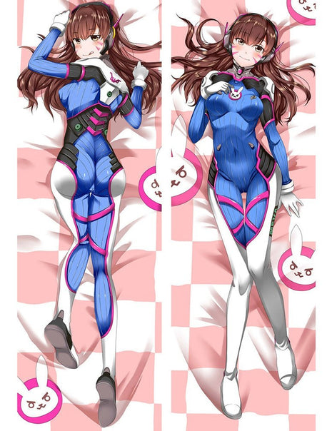 D Va Overwatch 73017-Dakimakura Anime Body Pillow Case-Dakiheaven.com