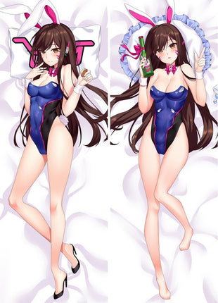 D Va Overwatch 77042-Dakimakura Anime Body Pillow Case-Dakiheaven.com