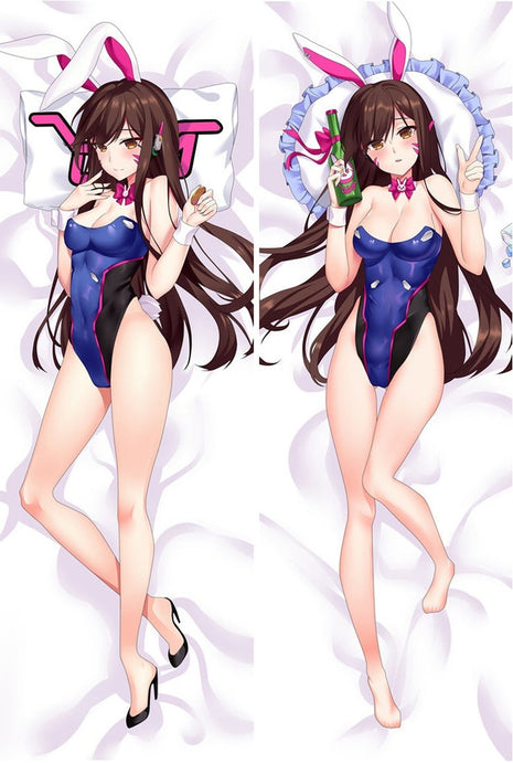 D Va Overwatch 77042-Dakimakura Anime Body Pillow Case-Dakiheaven.com