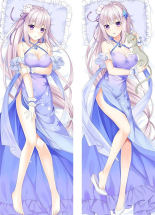 Emilia Re: Zero 201124-Dakimakura Anime Body Pillow Case-Dakiheaven.com