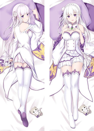 Emilia Re: Zero 221266-Dakimakura Anime Body Pillow Case-Dakiheaven.com