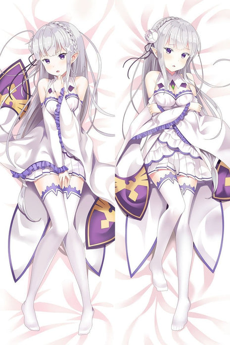 Emilia Re: Zero 85054-Dakimakura Anime Body Pillow Case-Dakiheaven.com