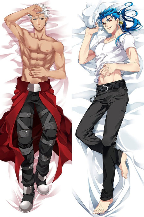 Emiya & Cu Chulainn Fate Grand Order 67001-Dakimakura Anime Body Pillow Case-Dakiheaven.com