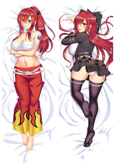 Erza Scarlet Fairy Tail 86070-Dakimakura Anime Body Pillow Case-Dakiheaven.com