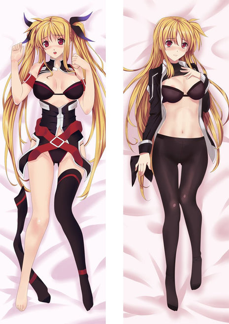 Fate Testarossa Magical Girl Lyrical Nanoha 910002-Dakimakura Anime Body Pillow Case-Dakiheaven.com