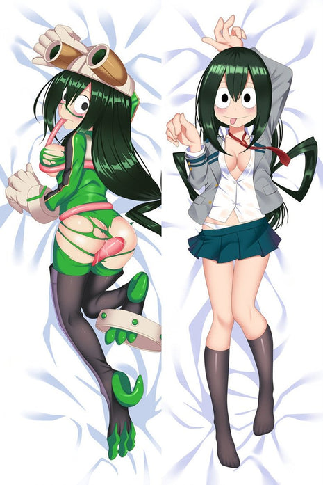 Froppy Tsuyu Asui My Hero Academia 85067 Tentacles-Dakimakura Anime Body Pillow Case-Dakiheaven.com