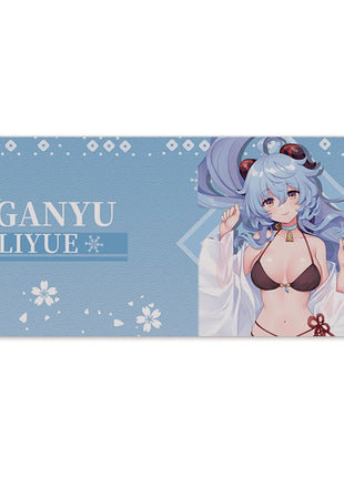 Ganyu Genshin Impact Mouse Mat Pad Anime 30x70cm / 40x90cm 1-Mouse Mat / Pad