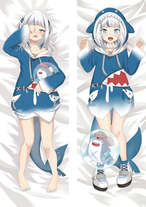 Gawr Gura Vtuber 21412-Dakimakura Anime Body Pillow Case-Dakiheaven.com