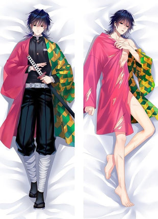 Giyu Tomioka Demon Slayer 912053-Dakimakura Anime Body Pillow Case-Dakiheaven.com