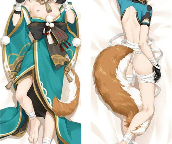 Gorou Genshin Impact Dakimakura Anime Body Pillow Case 21079-4 Male Animal  ears Kimono –