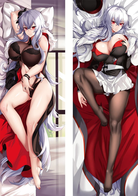 Graf Zeppelin Azur Lane Dakimakura Anime Body Pillow Case 98046 Female