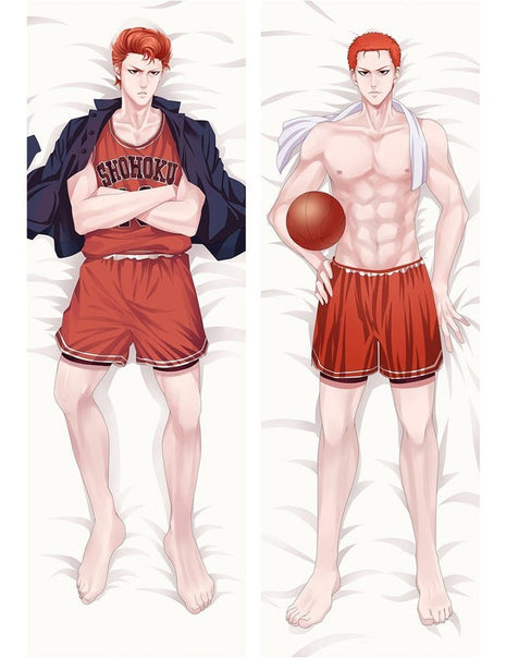 Hanamichi Sakuragi Slam Dunk 610068-Dakimakura Anime Body Pillow Case-Dakiheaven.com