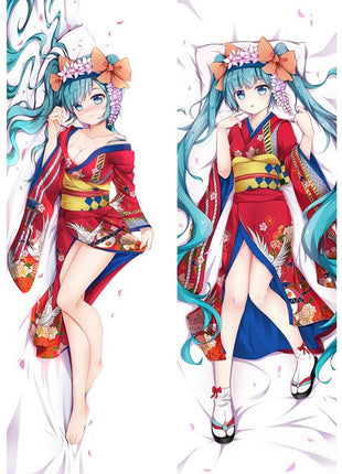 Hatsune Miku Hanairokoromo Vocaloid 17023-1-Dakimakura Anime Body Pillow Case-Dakiheaven.com