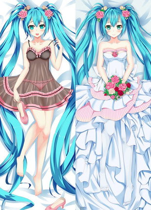 Hatsune Miku Vocaloid 85053-Dakimakura Anime Body Pillow Case-Dakiheaven.com