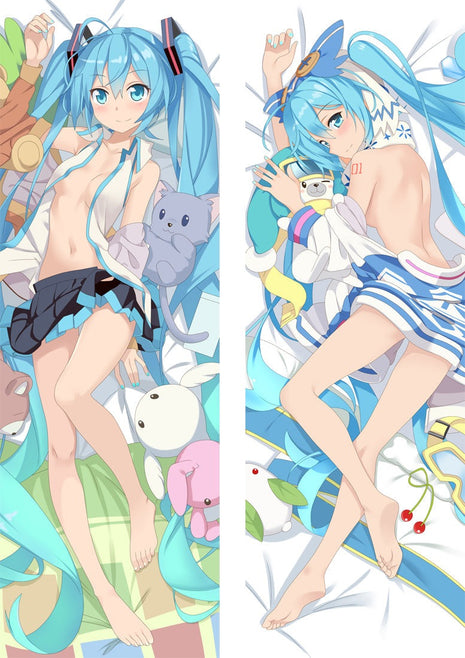 Hatsune Miku Vocaloid Dakimakura Anime Body Pillow Case 910029 Female With bunny